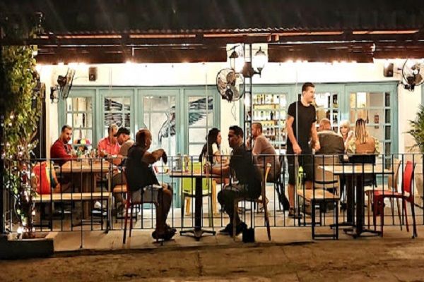 La Catarina Mexican Restaurant - street side dining in Havana